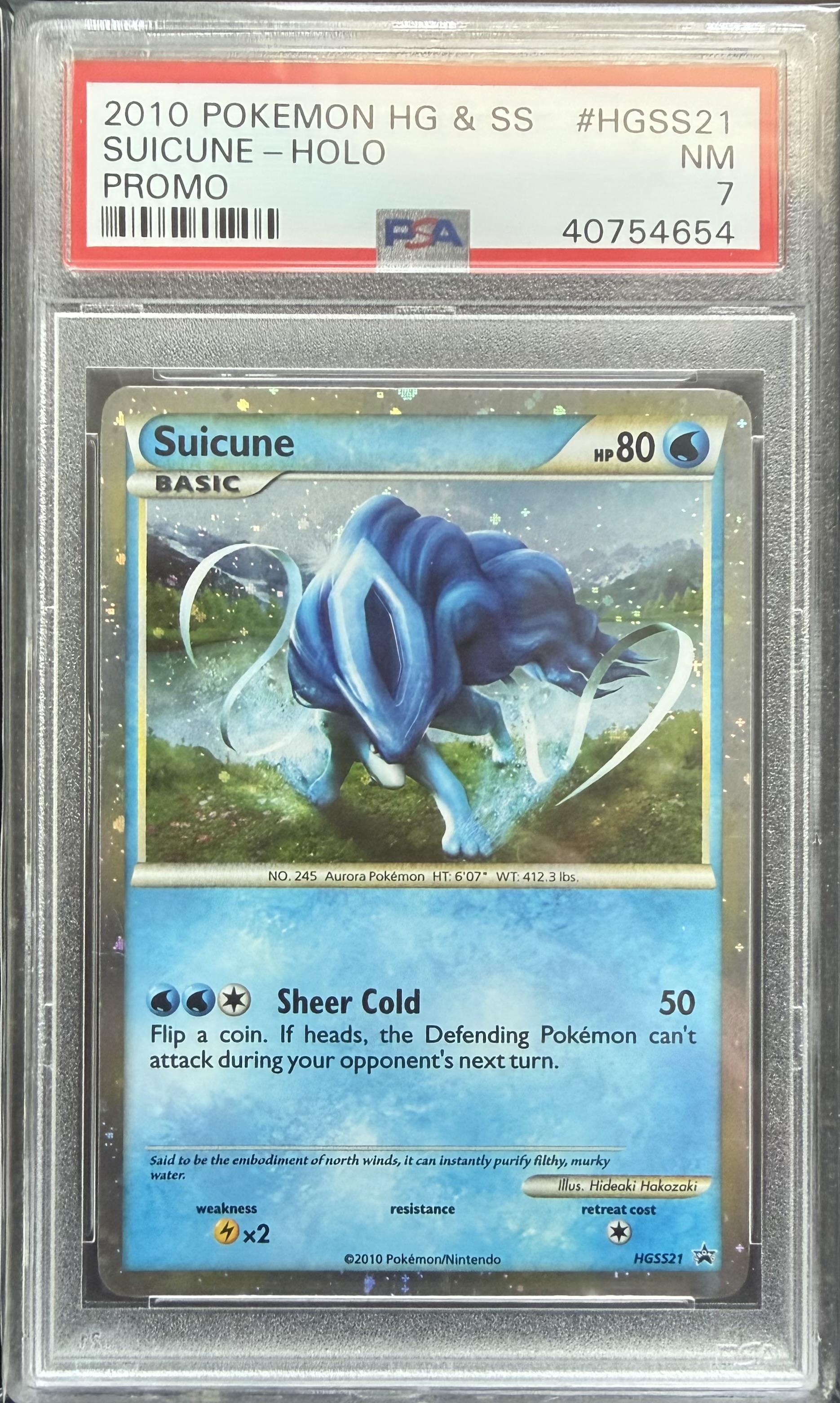 PSA 7 Suicune #HGSS21 Heartgold & Soulsilver Promo