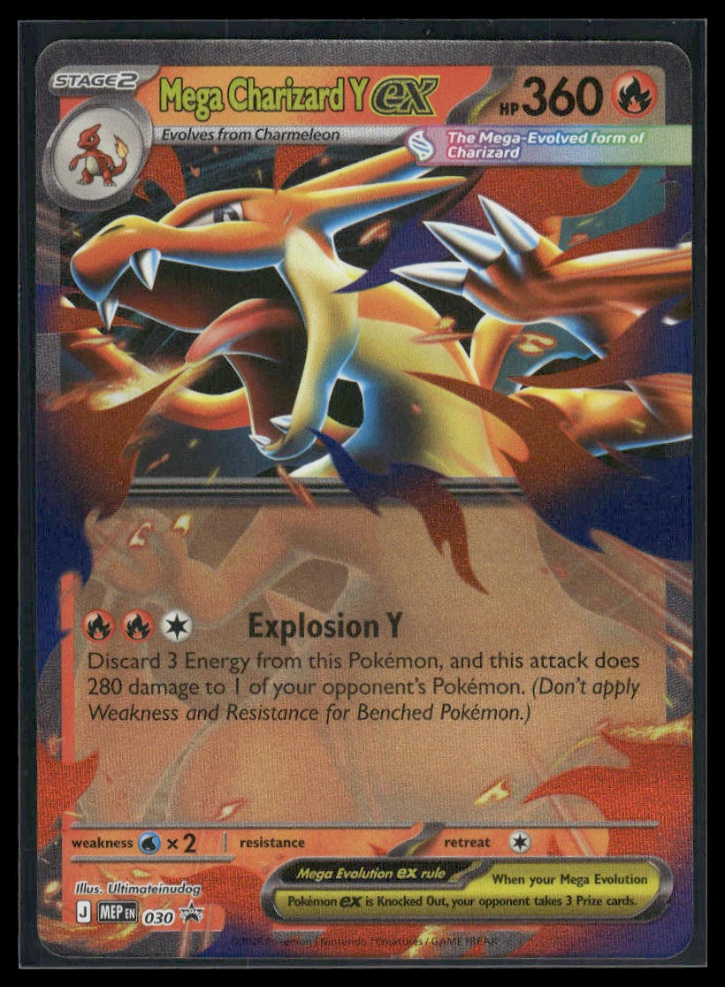 Mega Charizard Y ex #030 Mega Evolution Promo VLP