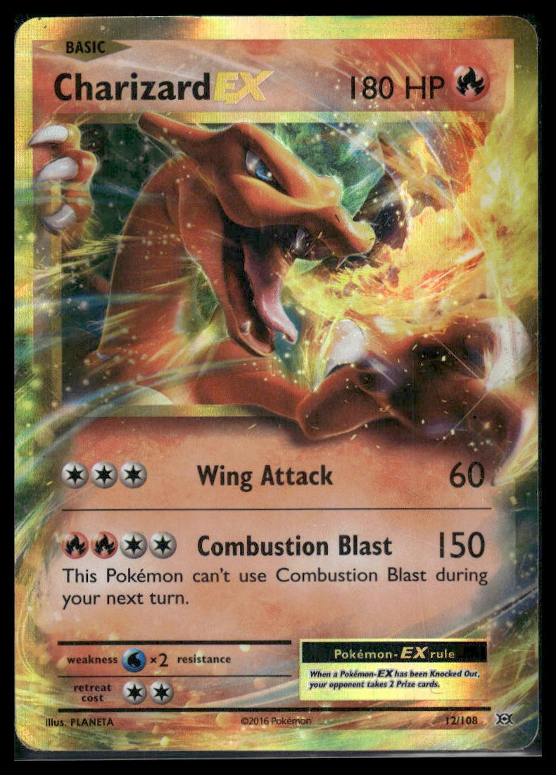 Charizard EX #12/108 Evolutions MP