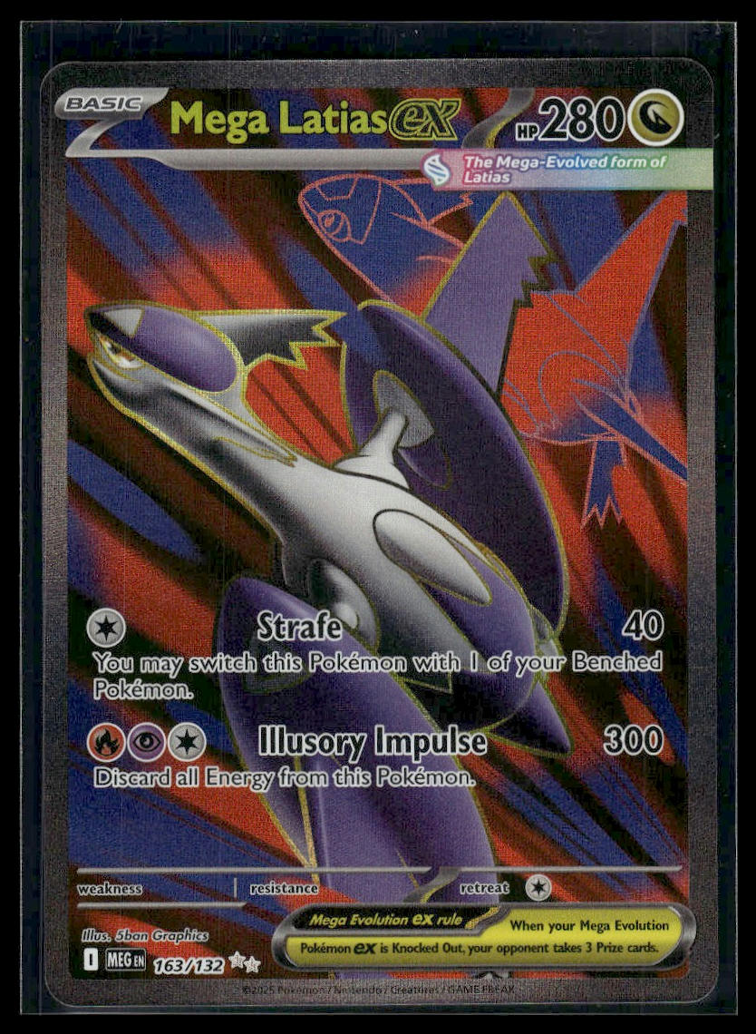 Mega Latias ex #163/132 Mega Evolution NM