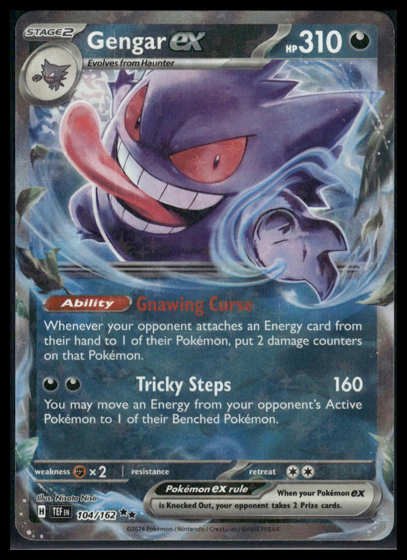 Gengar ex #104/162 Temporal Forces VLP