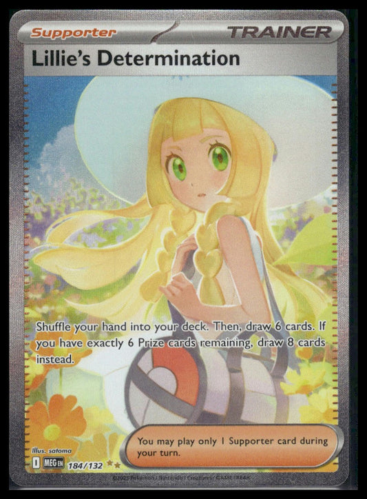Lillie's Determination #184/132 Mega Evolution NM