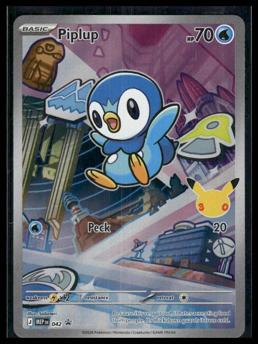 Piplup #042 Mega Evolution Promo LP