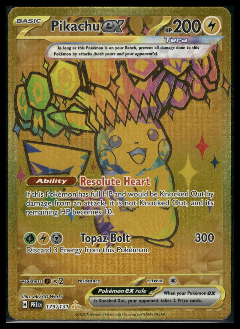 Pikachu ex #179/131 Prismatic Evolutions LP