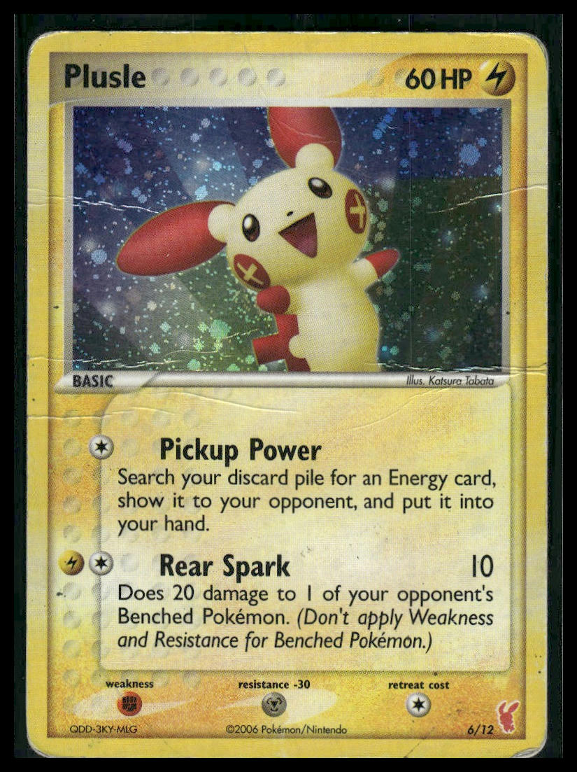 Plusle #6/12 Plusle & Minun HP/DMG