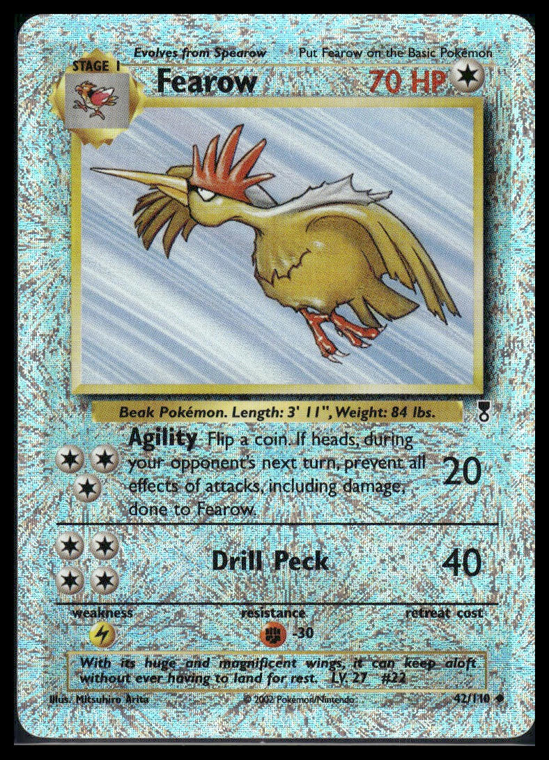 Fearow #042/110 Reverse Holo Legendary Collection LP