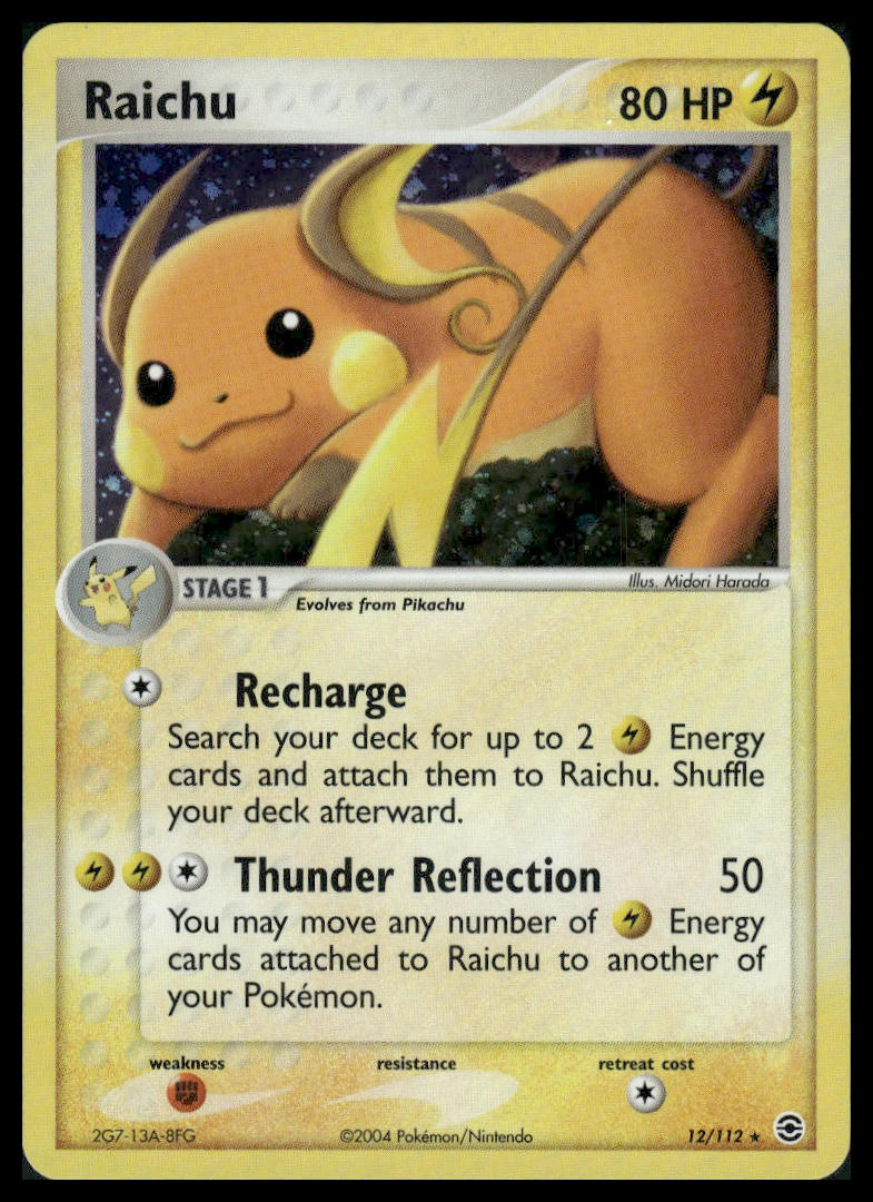Raichu #12/112 FireRed & LeafGreen LP