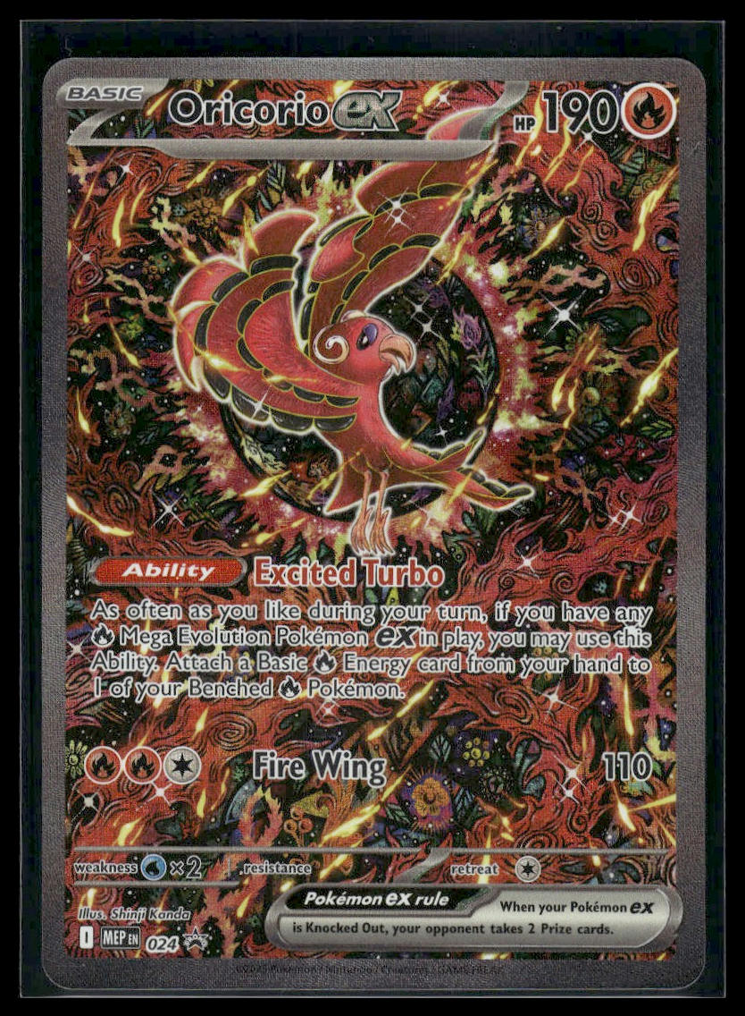 Oricorio ex #024 Charizard X ex UPC Promo NM