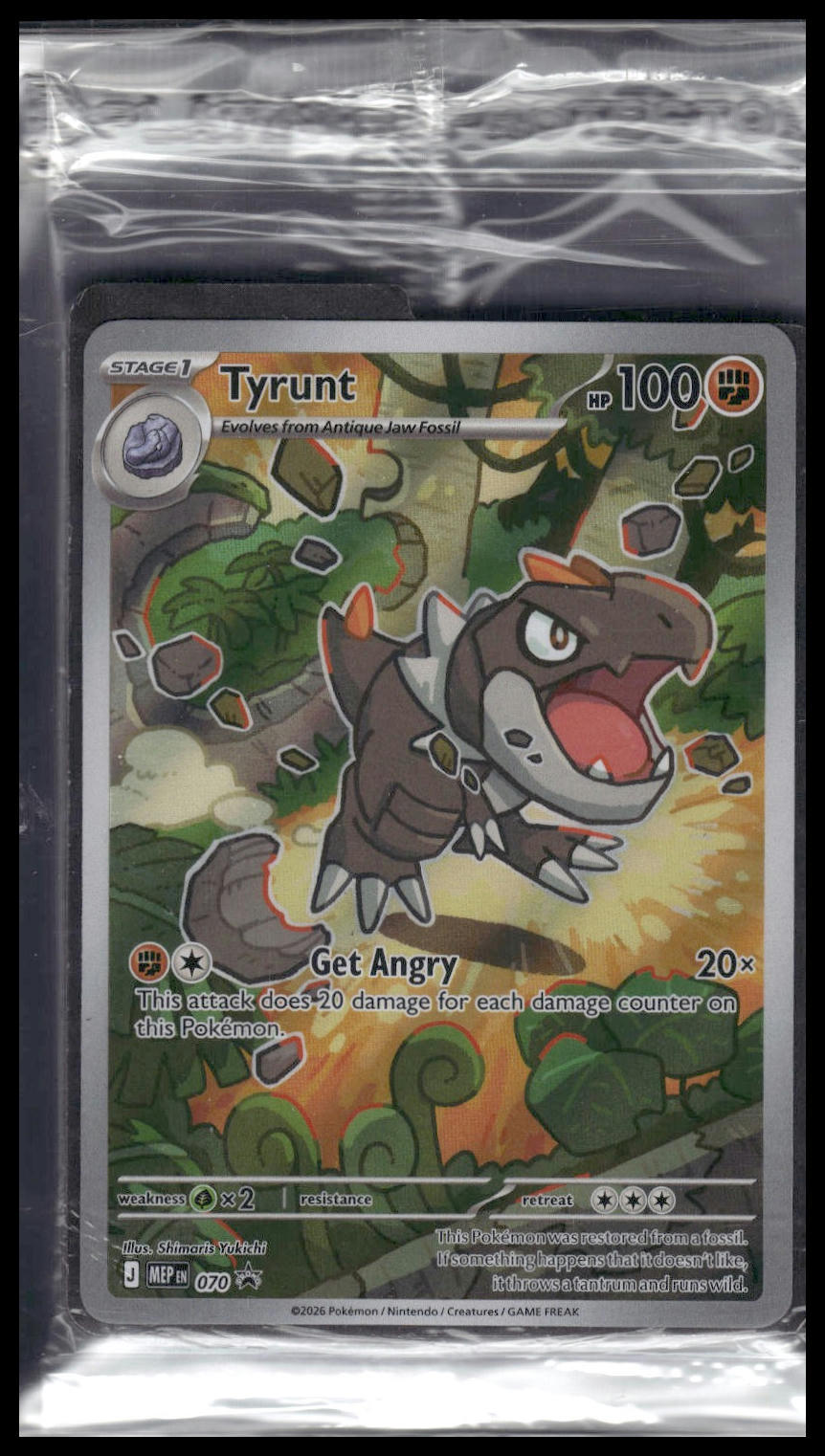 Tyrunt #070 SEALED Mega Evolution Promo NM