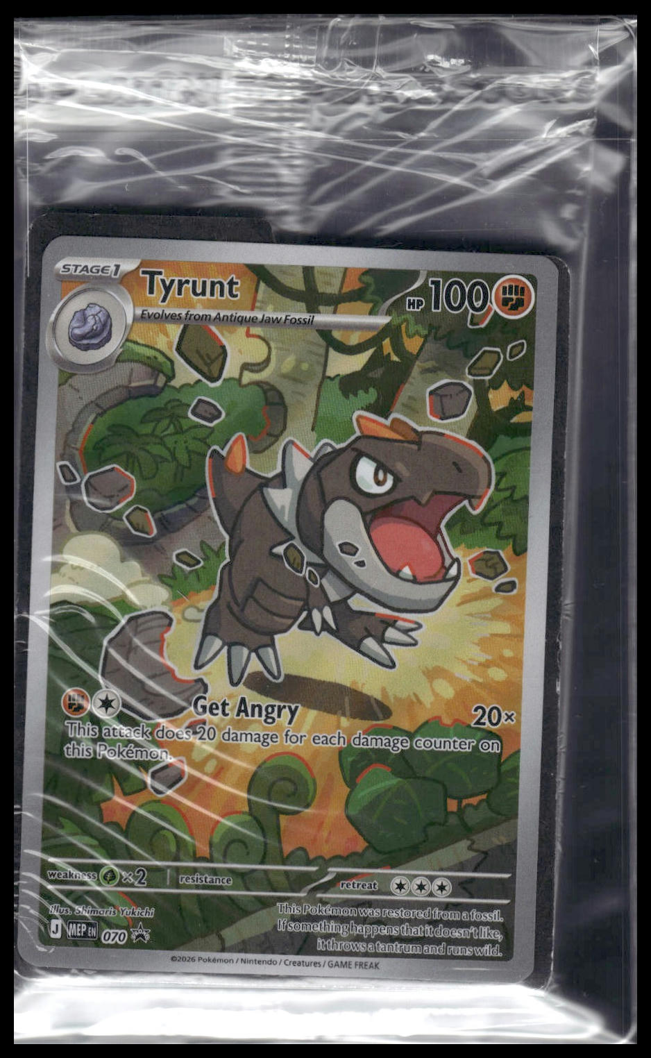 Tyrunt #070 SEALED Mega Evolution Promo NM