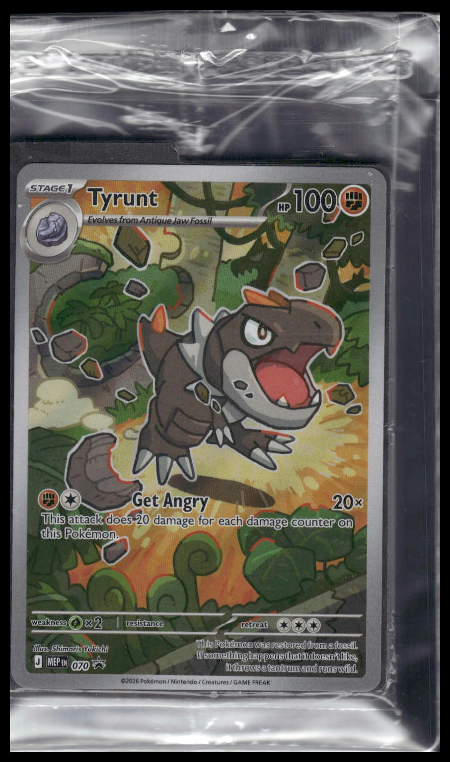 Tyrunt #070 SEALED Mega Evolution Promo NM