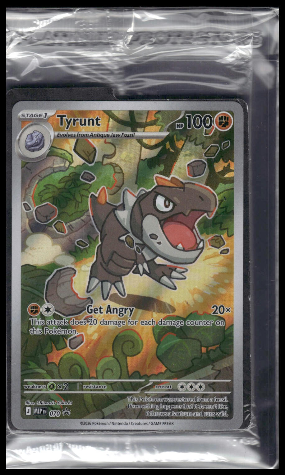 Tyrunt #070 SEALED Mega Evolution Promo NM