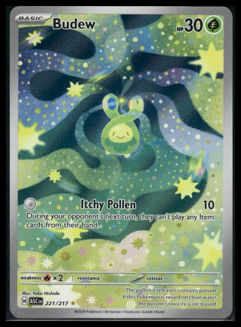 Budew #221/217 Ascended Heroes NM