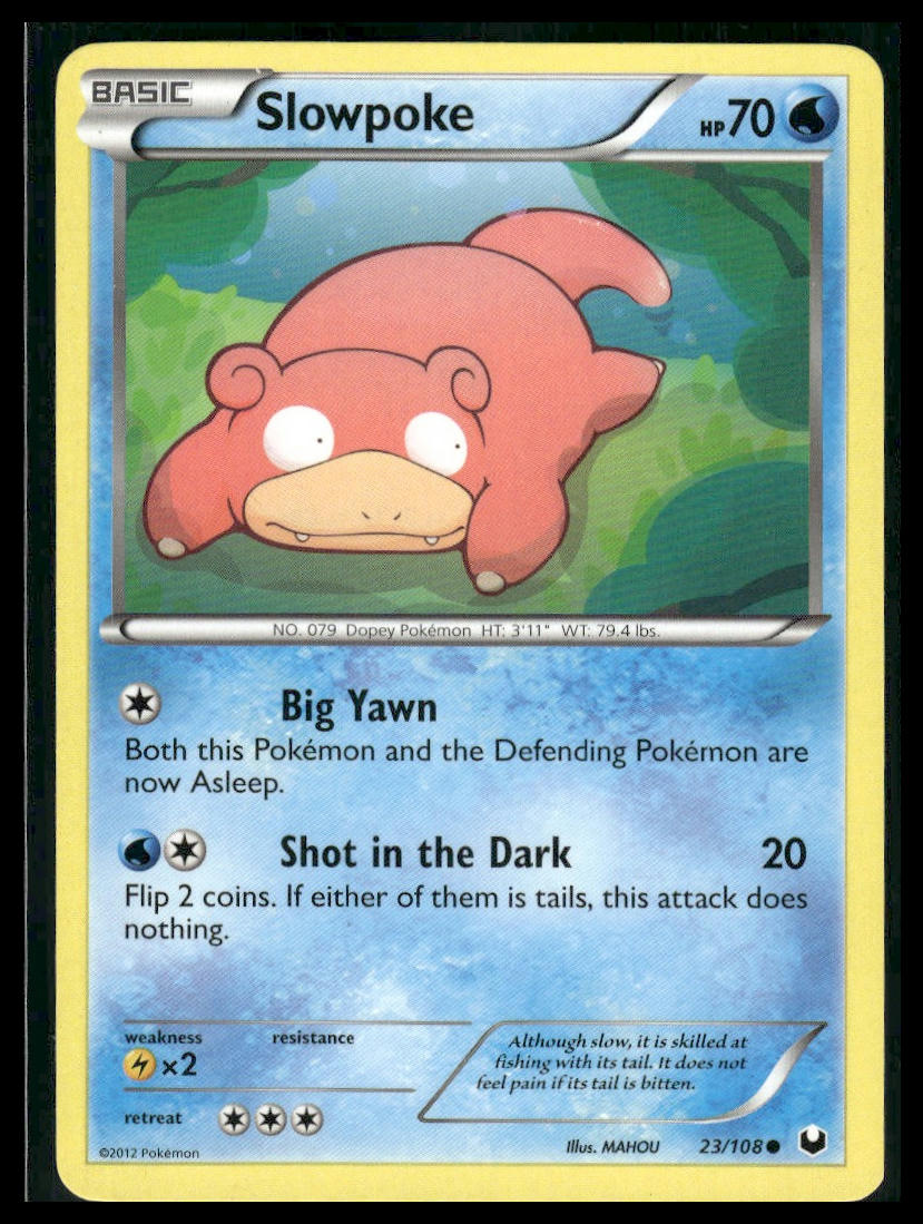 Slowpoke #23/108 Dark Explorers LP
