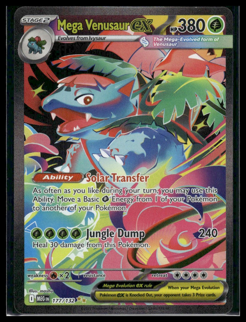 Mega Venusaur ex #177/132 Mega Evolution NM