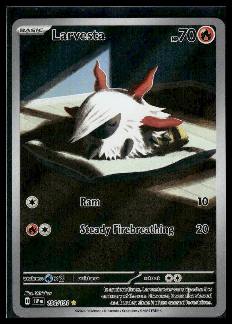 Larvesta #196/191 Surging Sparks LP
