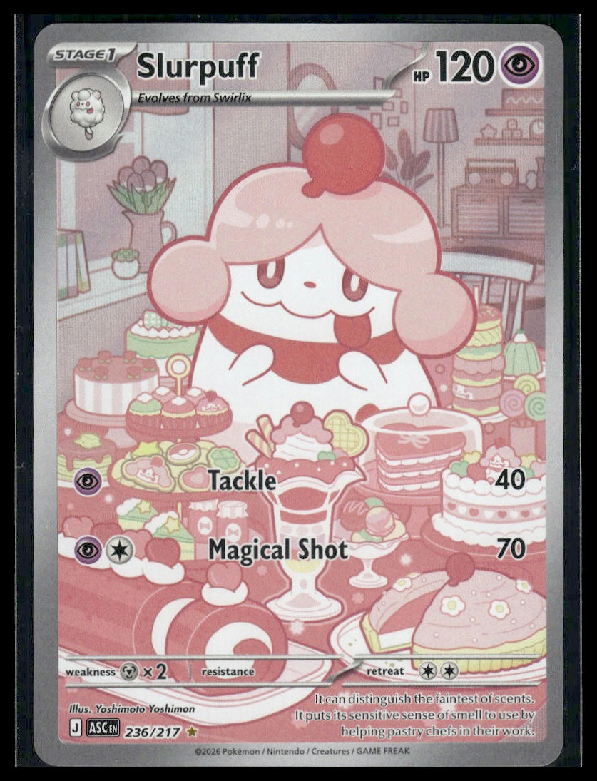 Slurpuff #236/217 Ascended Heroes NM