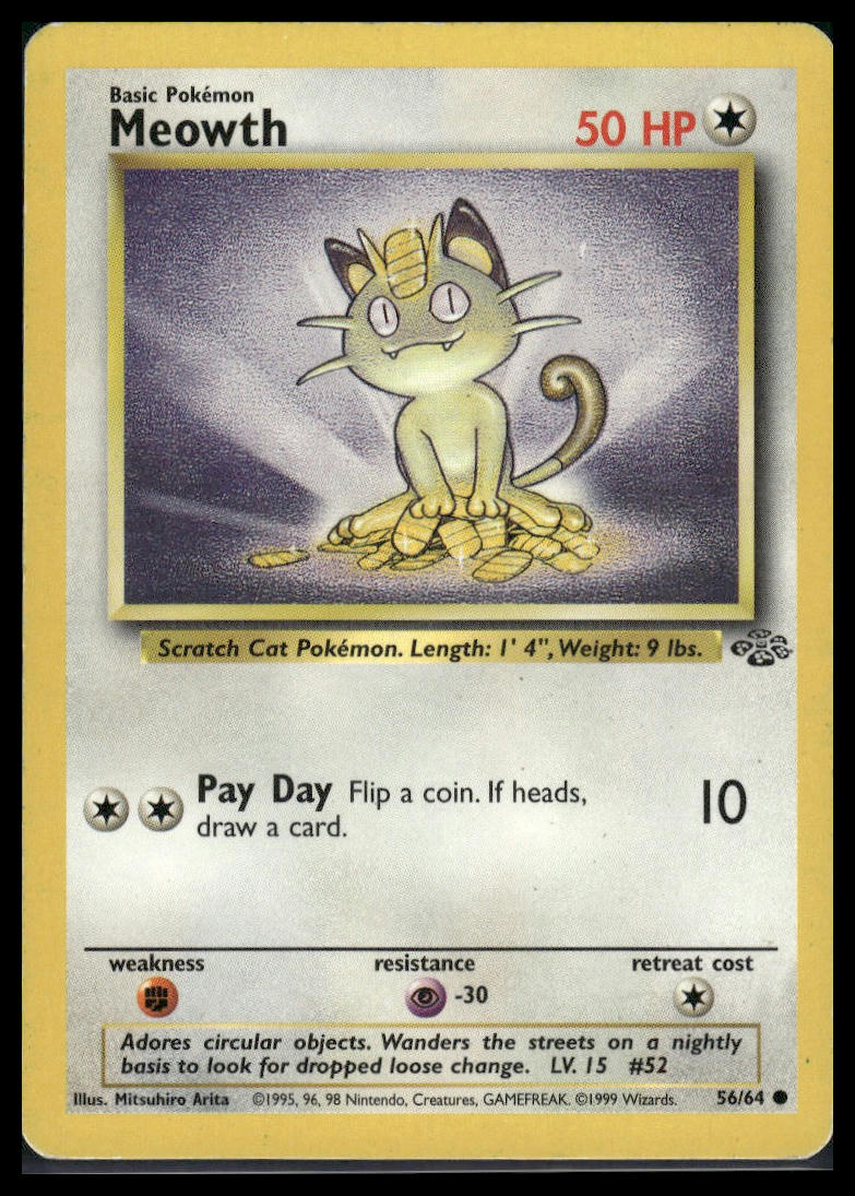 Meowth #56/64 Jungle MP