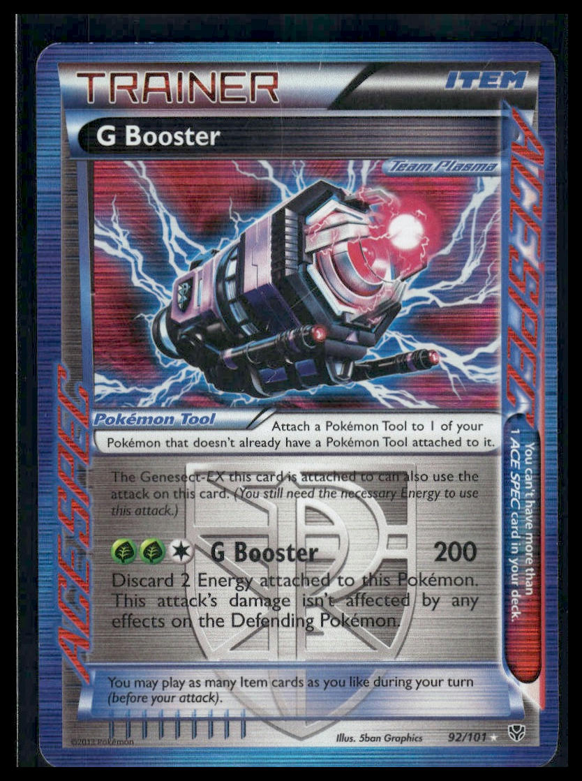 G Booster (Team Plasma) #92/101 Plasma Blast MP