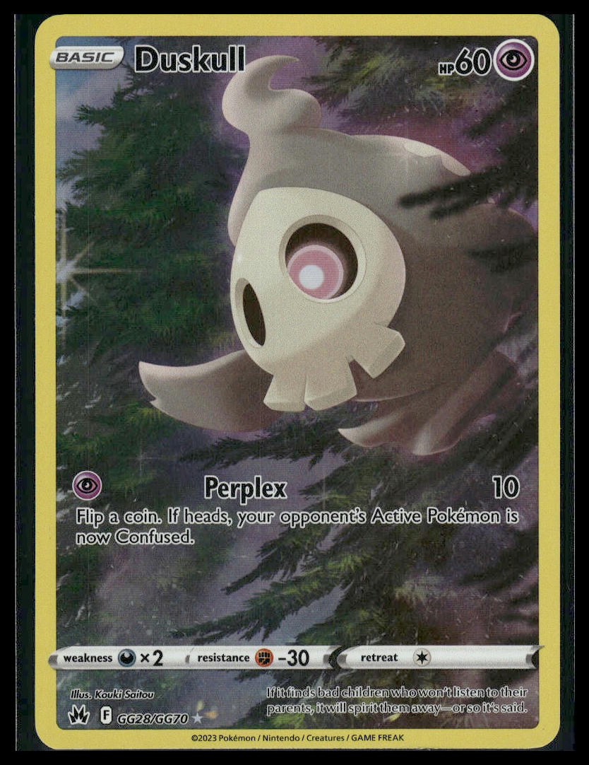 Duskull #GG28/GG70 Crown Zenith: Galarian Gallery VLP