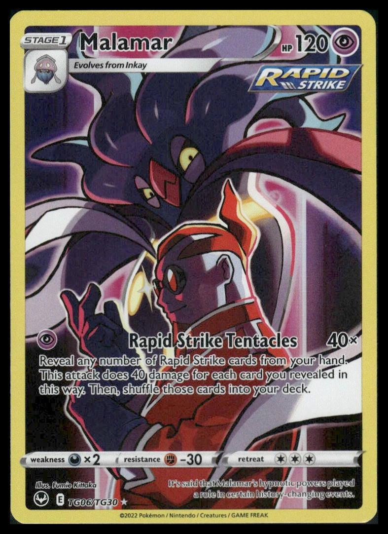 Malamar #TG06/TG30 Silver Tempest Trainer Gallery LP