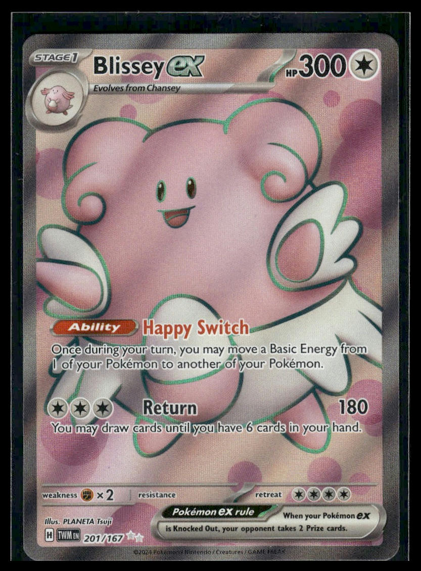 Blissey ex #201/167 Twilight Masquerade VLP
