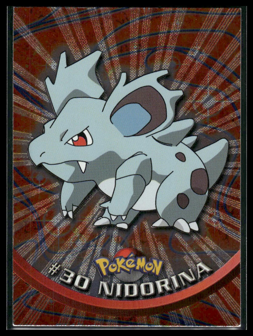 Nidorina #30 Foil Topps TV MP