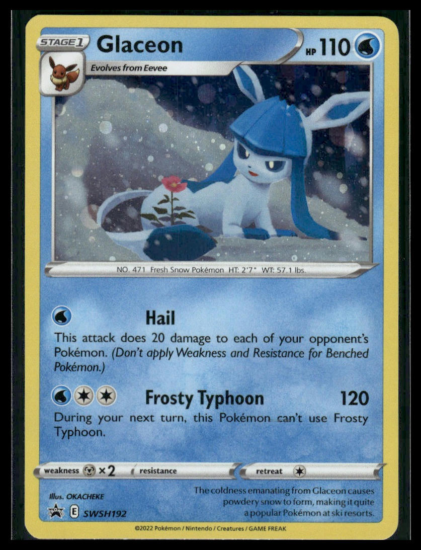 Glaceon #SWSH192 Sword & Shield Promo Cards LP