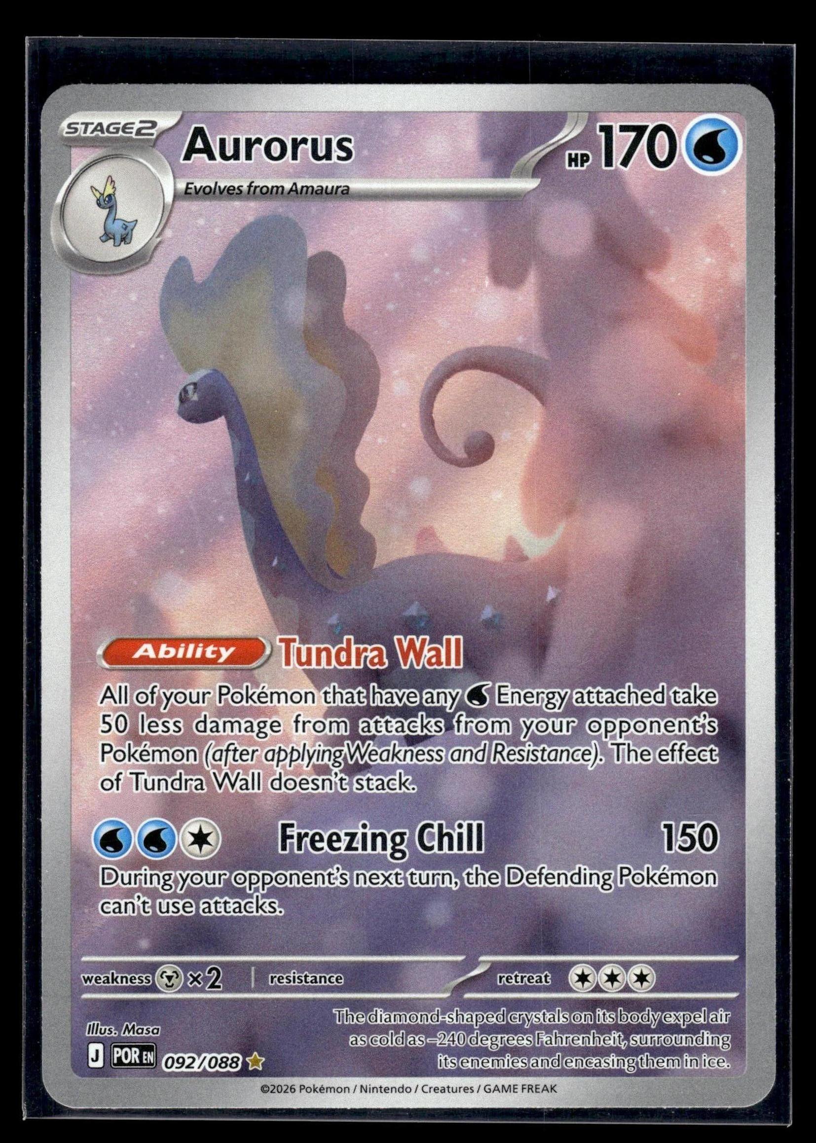 Aurorus #092/088 Perfect Order NM