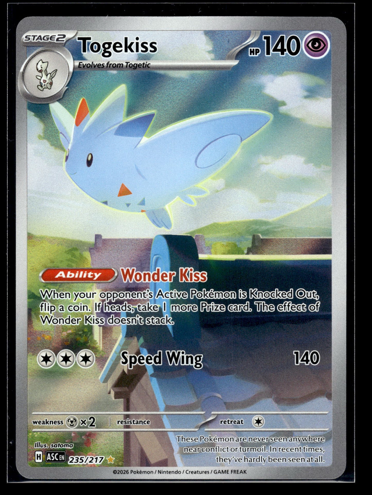 Togekiss #235/217 Ascended Heroes NM