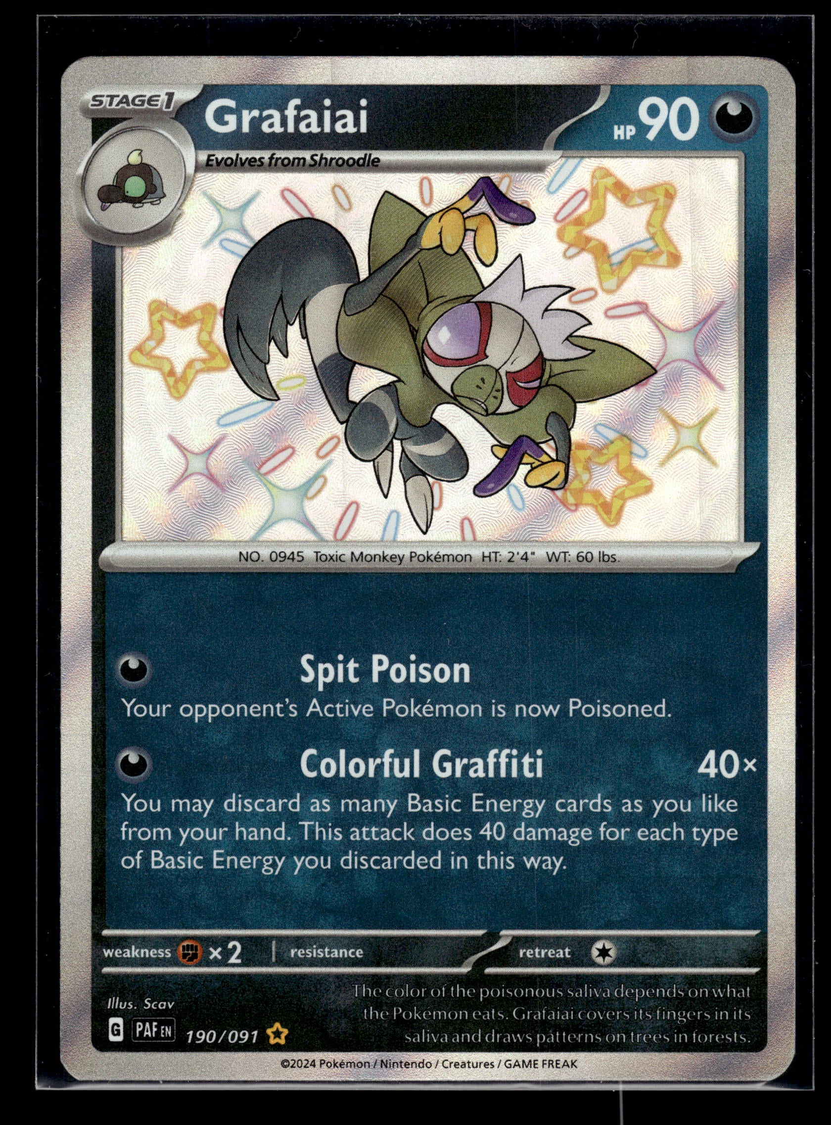 Grafaiai #190/091 Paldean Fates VLP