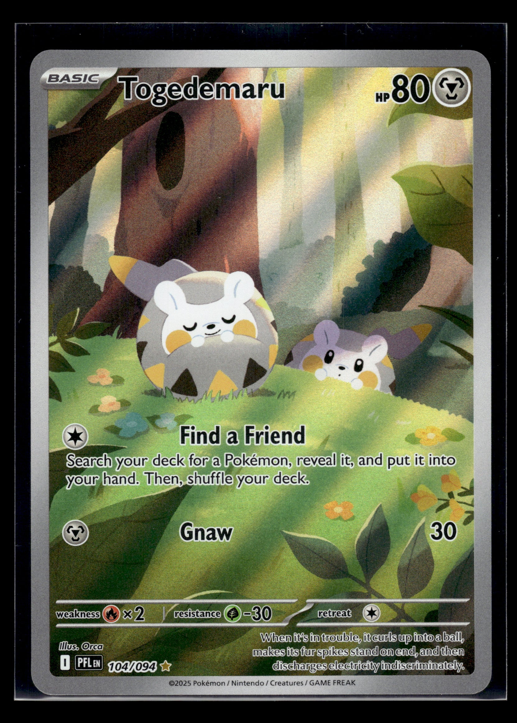 Togedemaru #104/094 Phantasmal Flames NM
