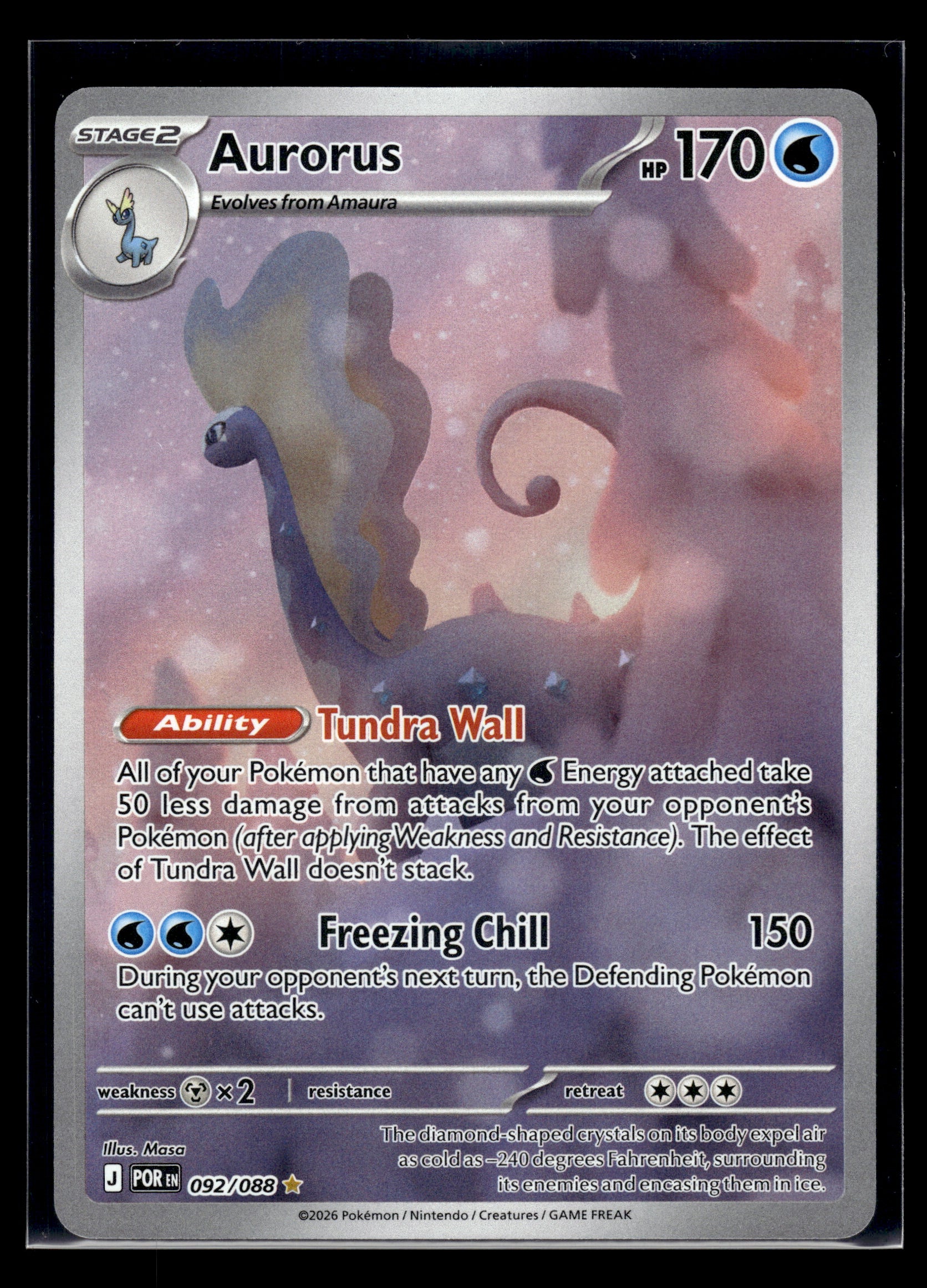 Aurorus #092/088 Perfect Order NM