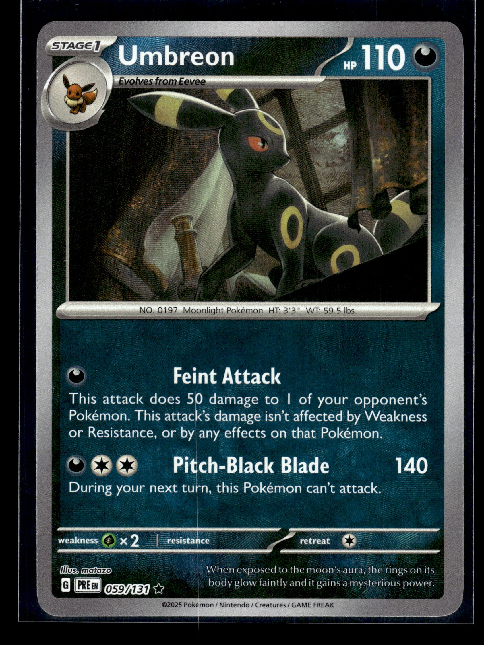 Umbreon (Poke Ball) #059/131 Prismatic Evolutions LP