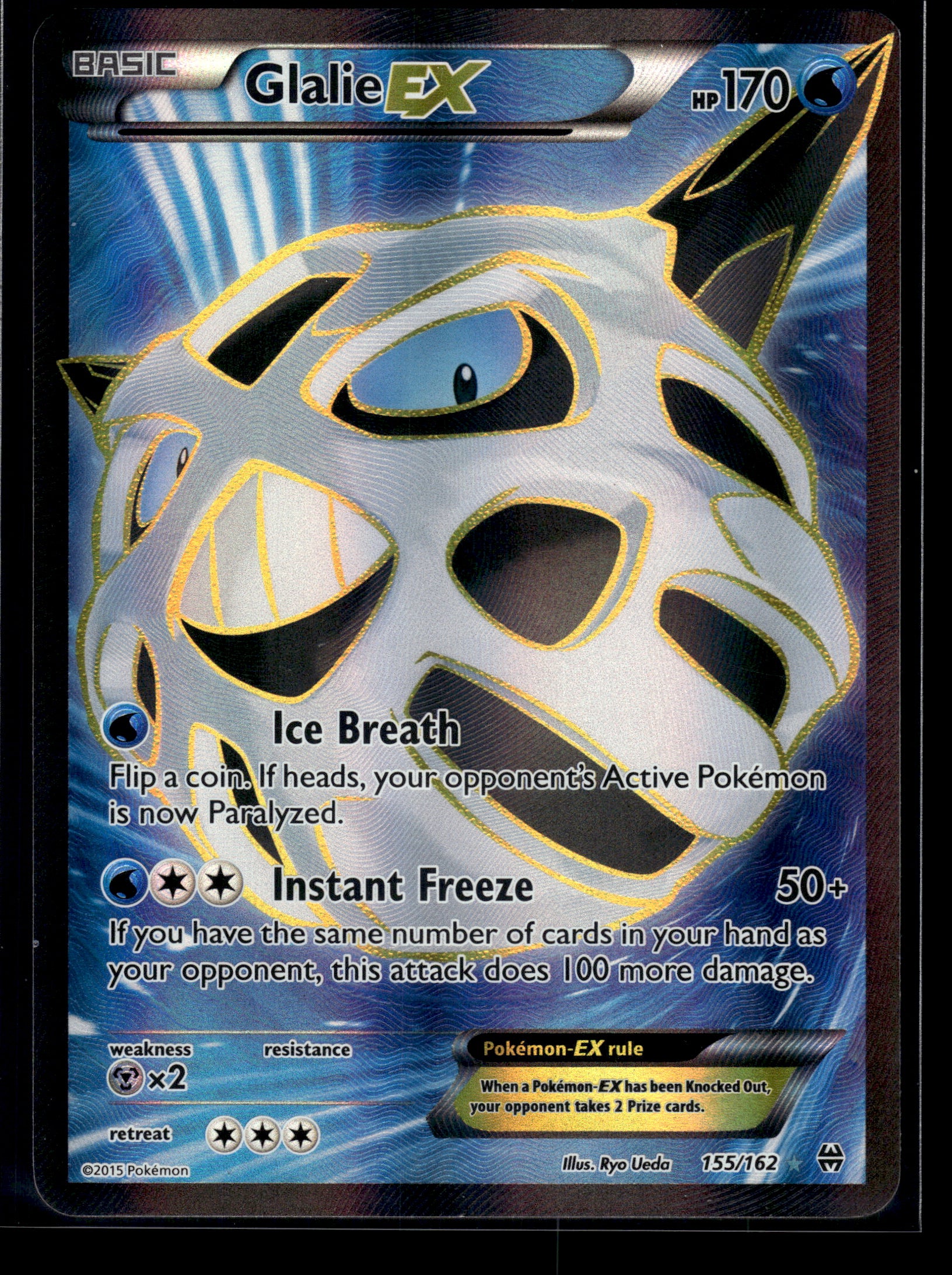 Glalie EX #155/162 BREAKthrough MP