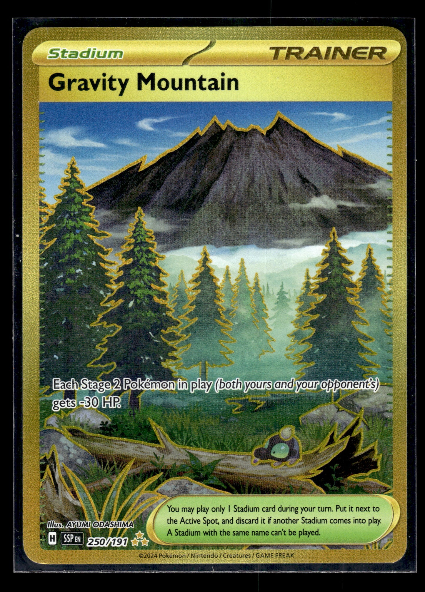 Gravity Mountain #250/191 Surging Sparks NM