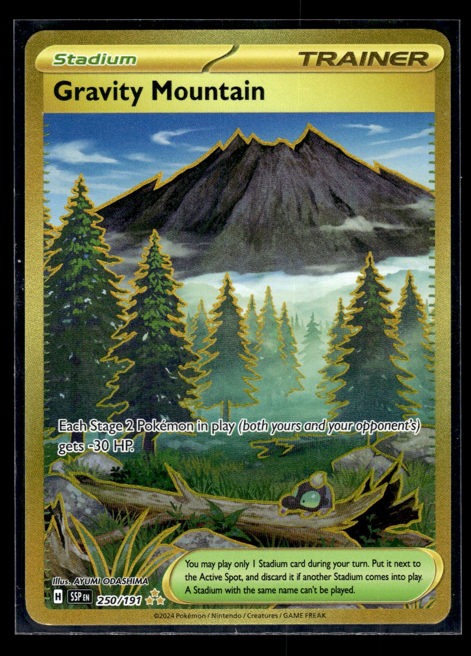 Gravity Mountain #250/191 Surging Sparks NM