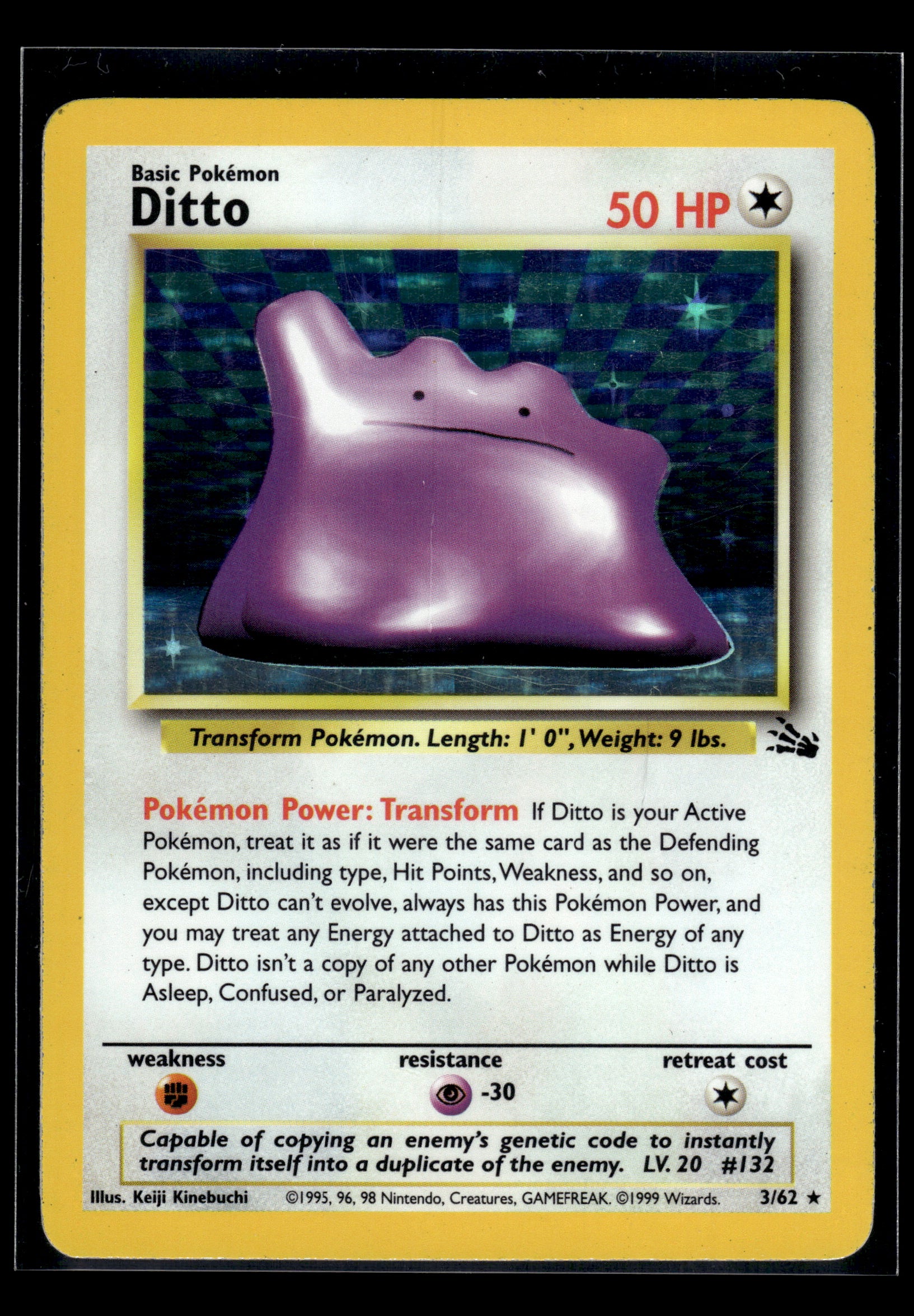 Ditto #03/62 Fossil MP