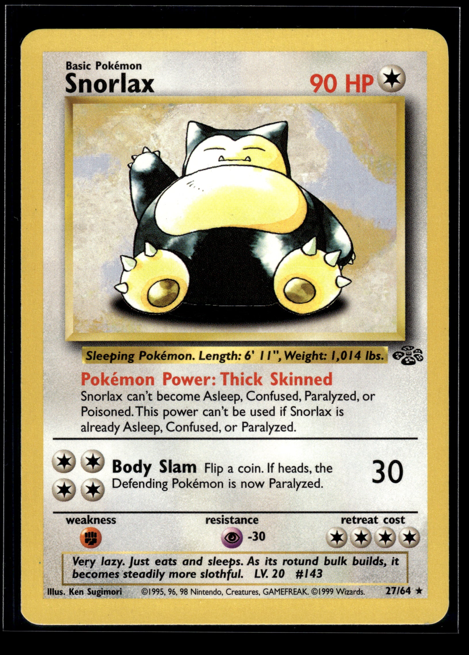 Snorlax #27/64 Jungle LP