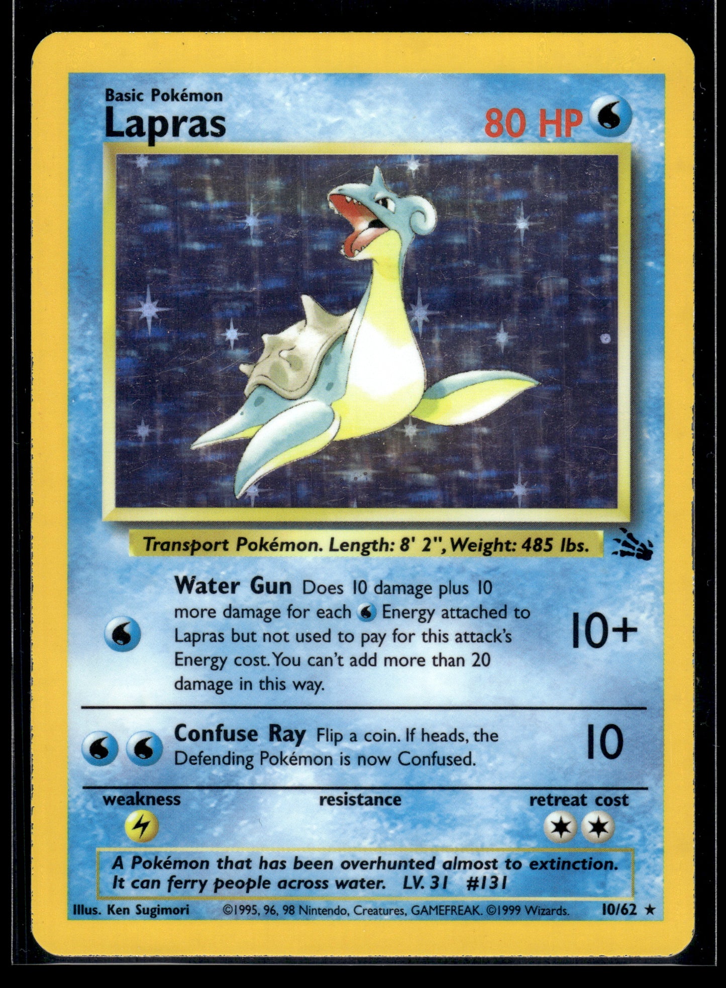 Lapras #10/62 Fossil MP