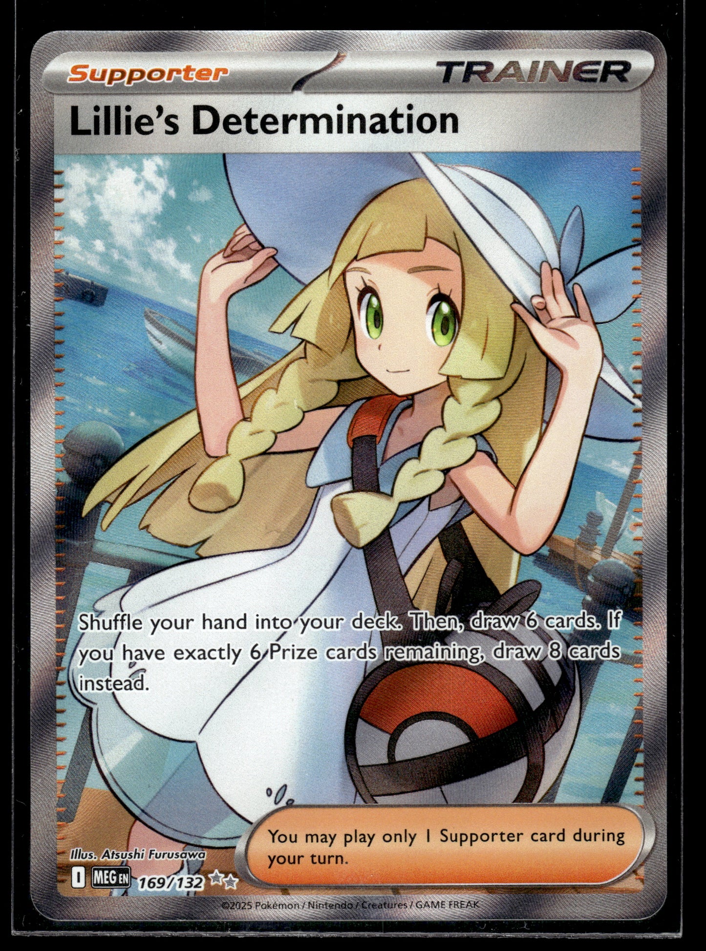 Lillie's Determination #169/132 Mega Evolution NM