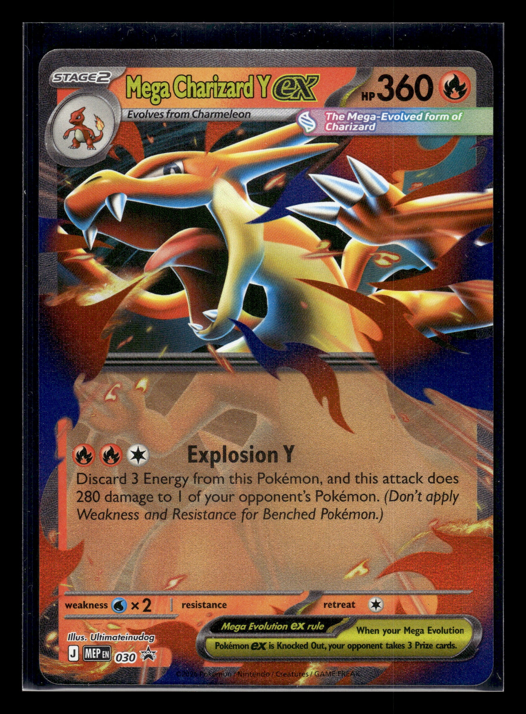 Mega Charizard Y ex #030 Mega Evolution Promo VLP