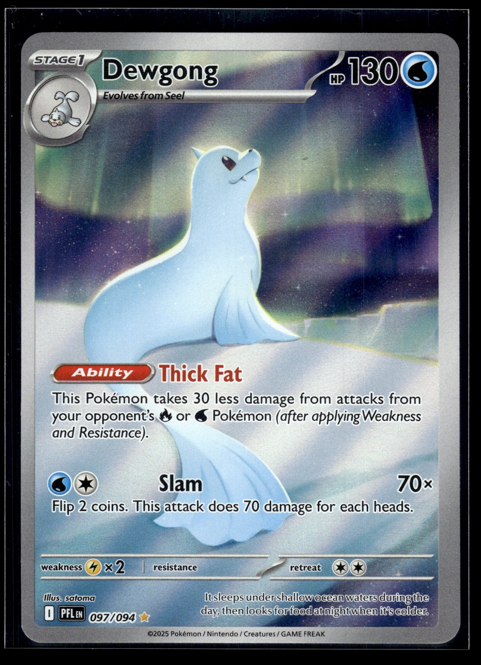 Dewgong #097/094 Phantasmal Flames VLP