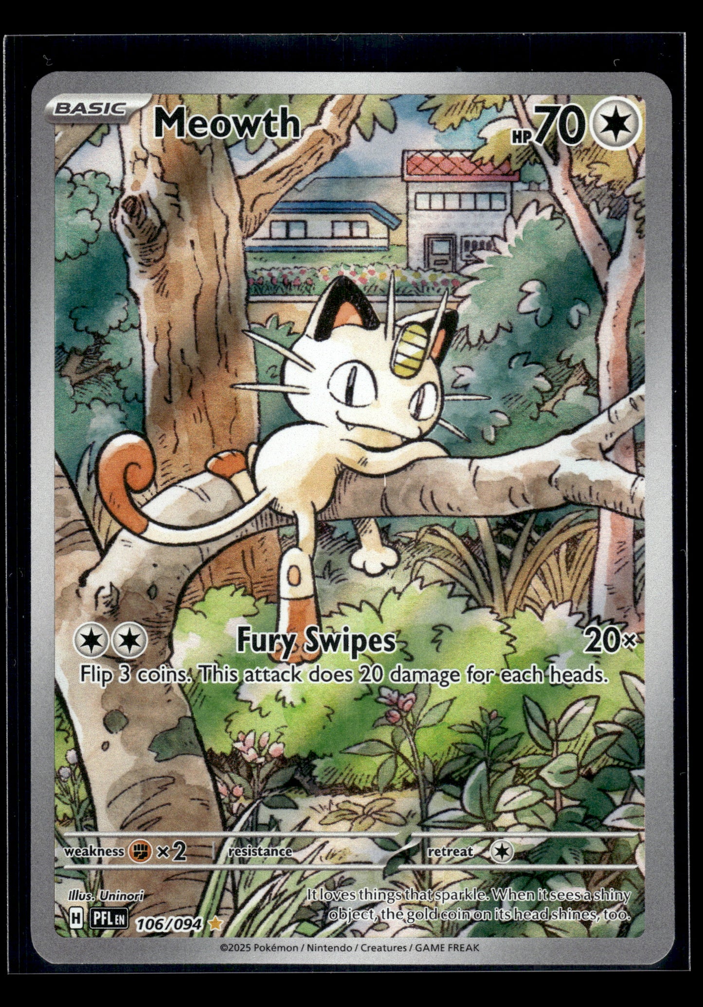 Meowth #106/094 Phantasmal Flames VLP