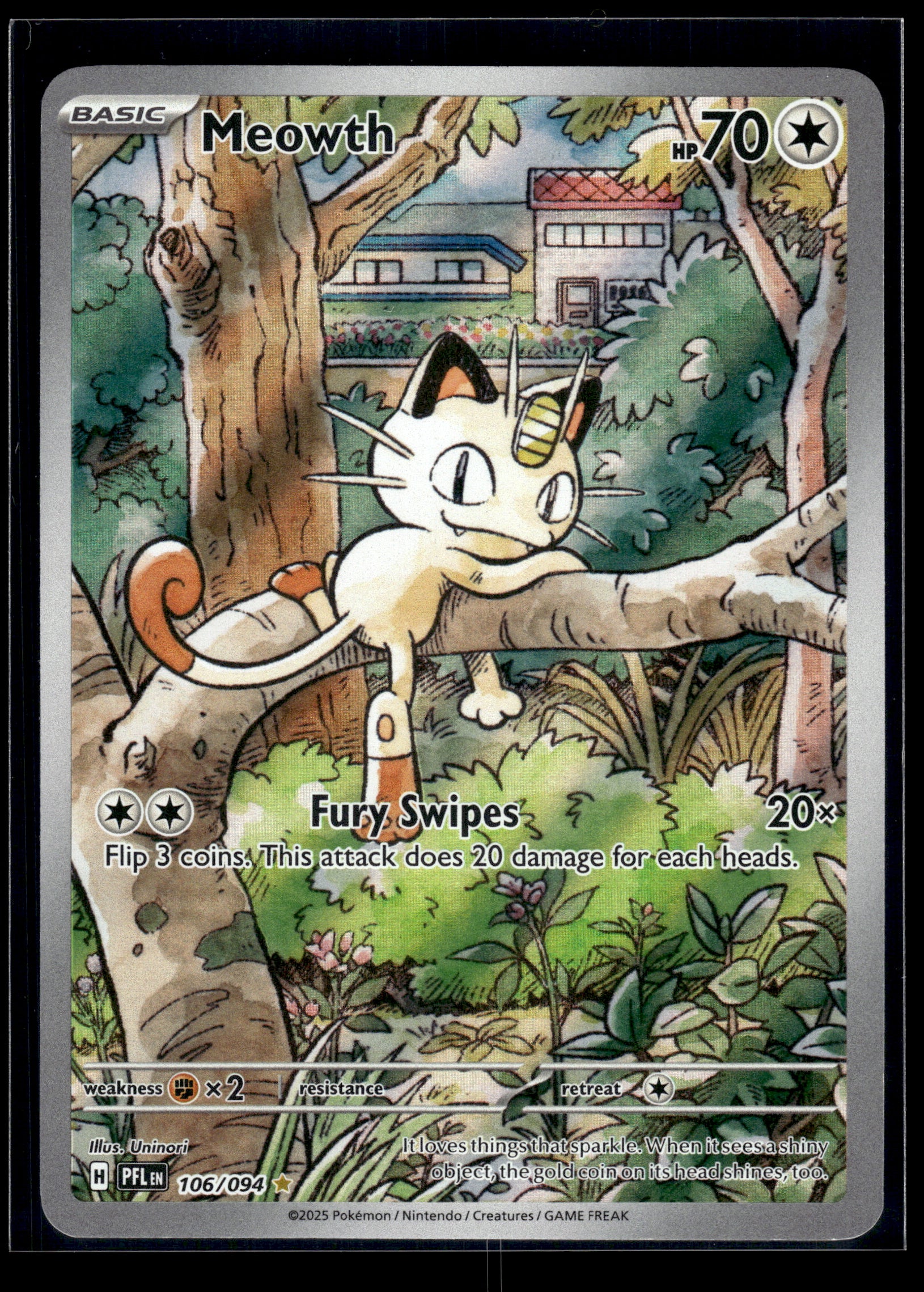 Meowth #106/094 Phantasmal Flames VLP