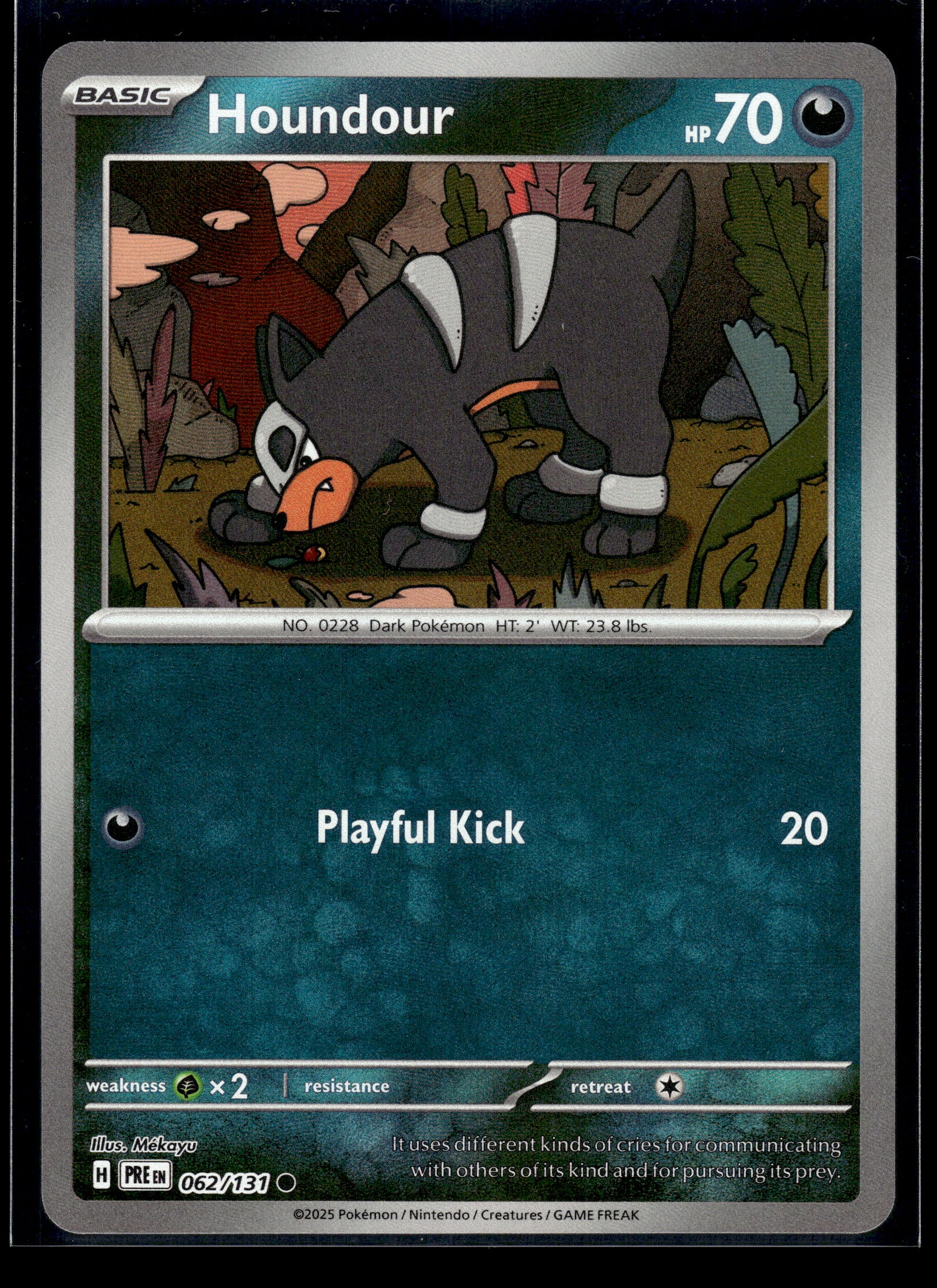 Houndour (Master Ball) #062/131 Prismatic Evolutions VLP