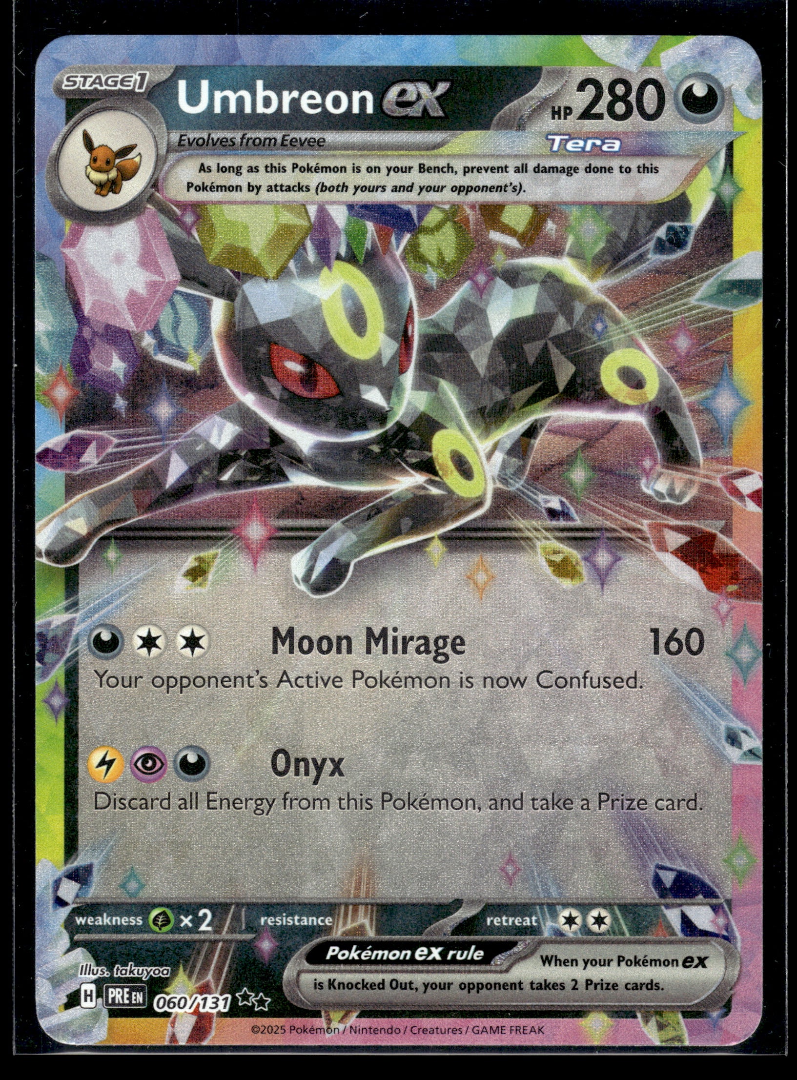 Umbreon ex #060/131 Prismatic Evolutions VLP
