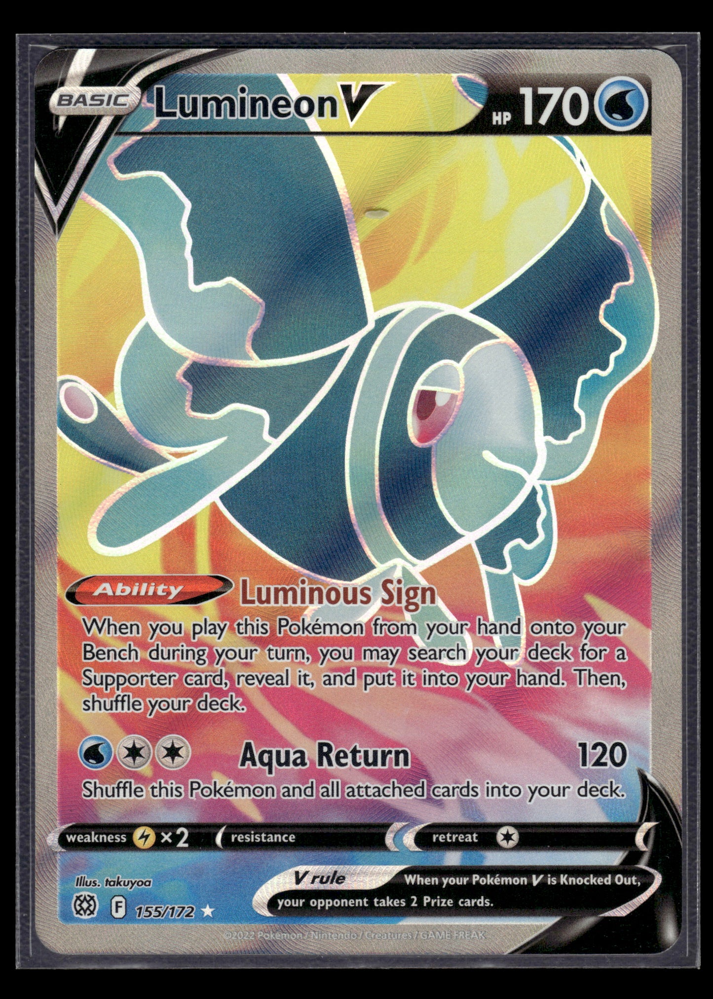 Lumineon V #155/172 Brilliant Stars NM