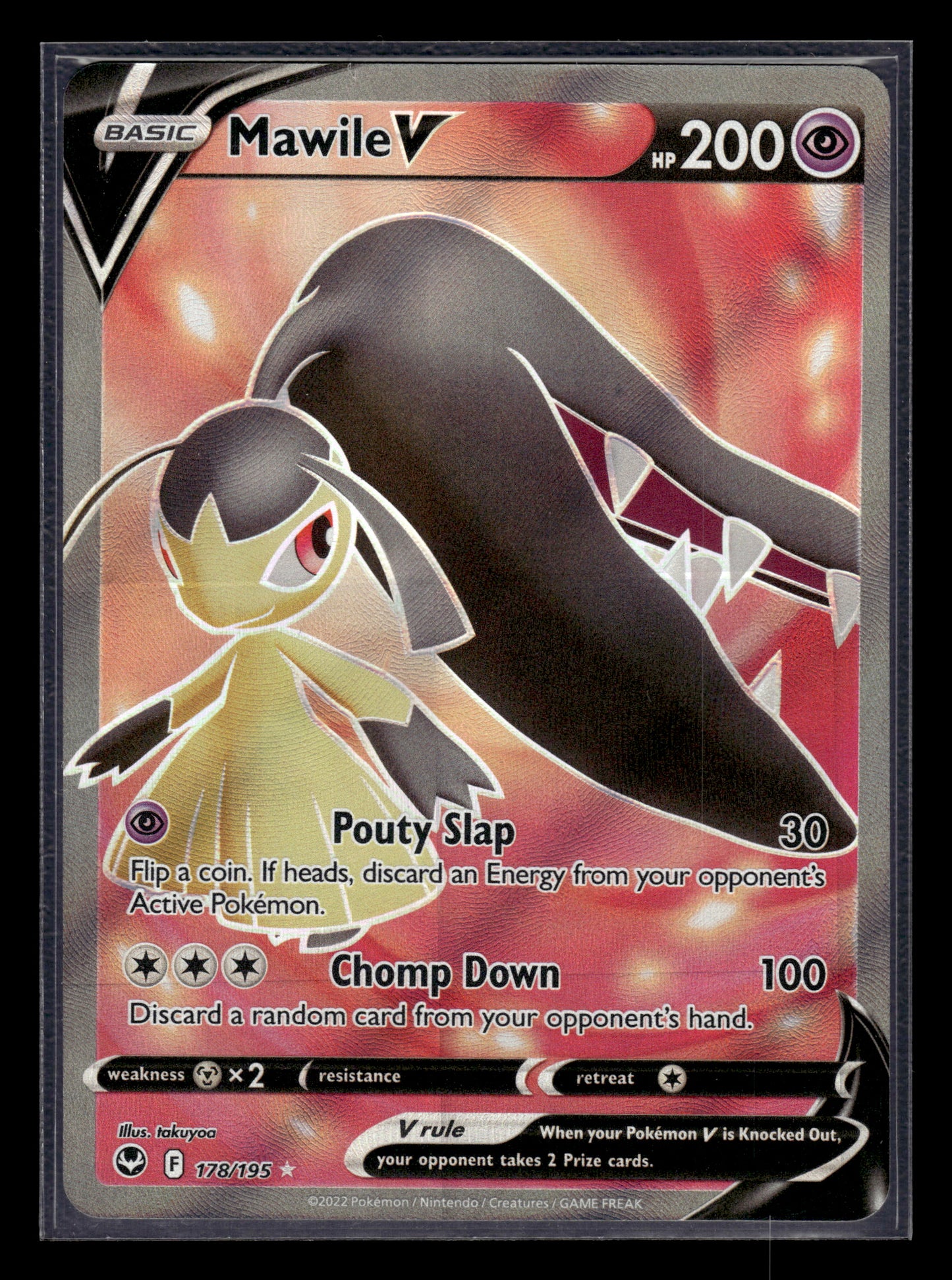 Mawile V #178/195 Silver Tempest NM