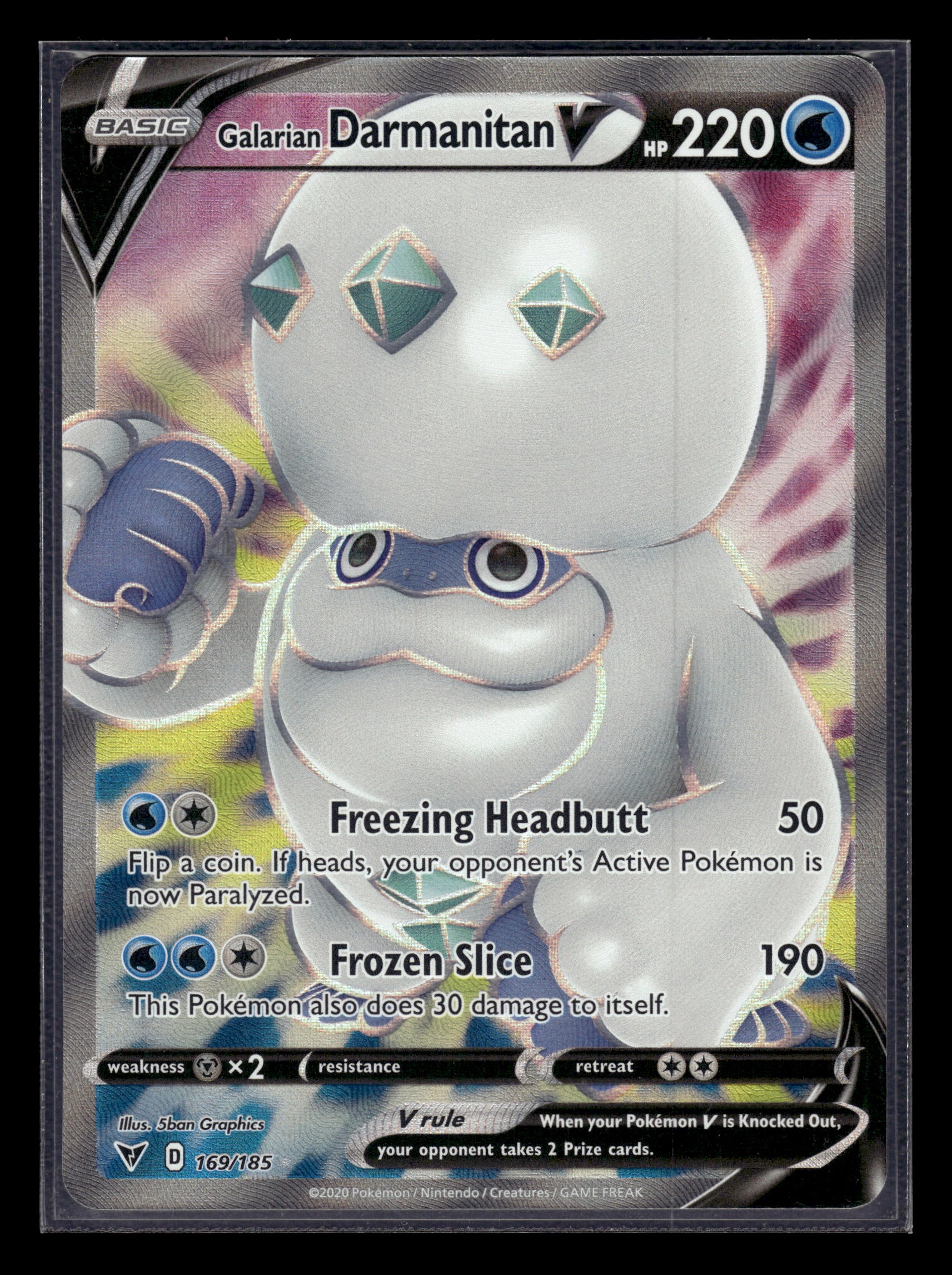 Galarian Darmanitan V #169/185 Vivid Voltage VLP